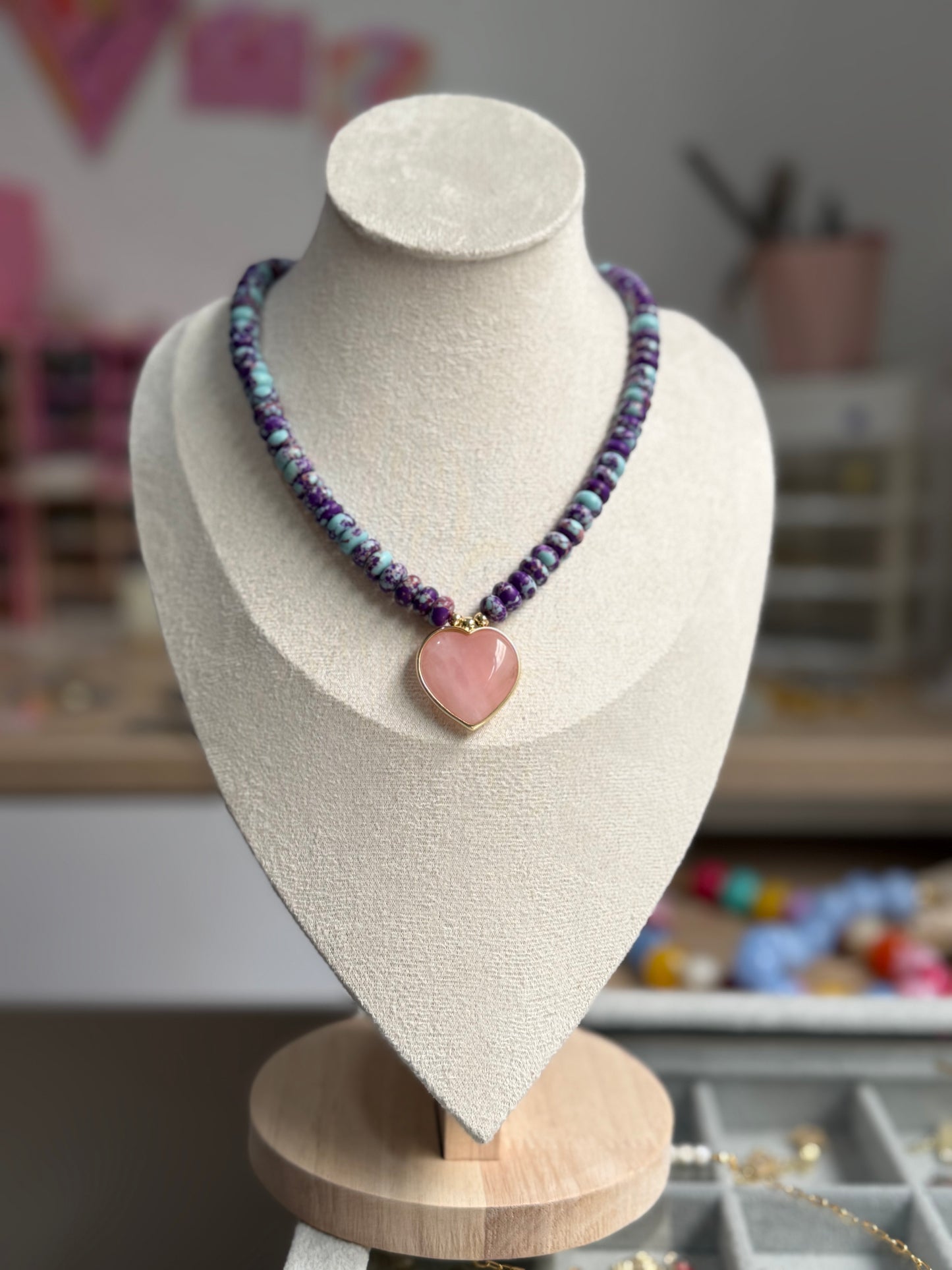 Emunah Heart Necklace