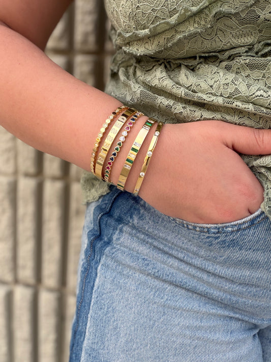 Eden Emerald Bangle