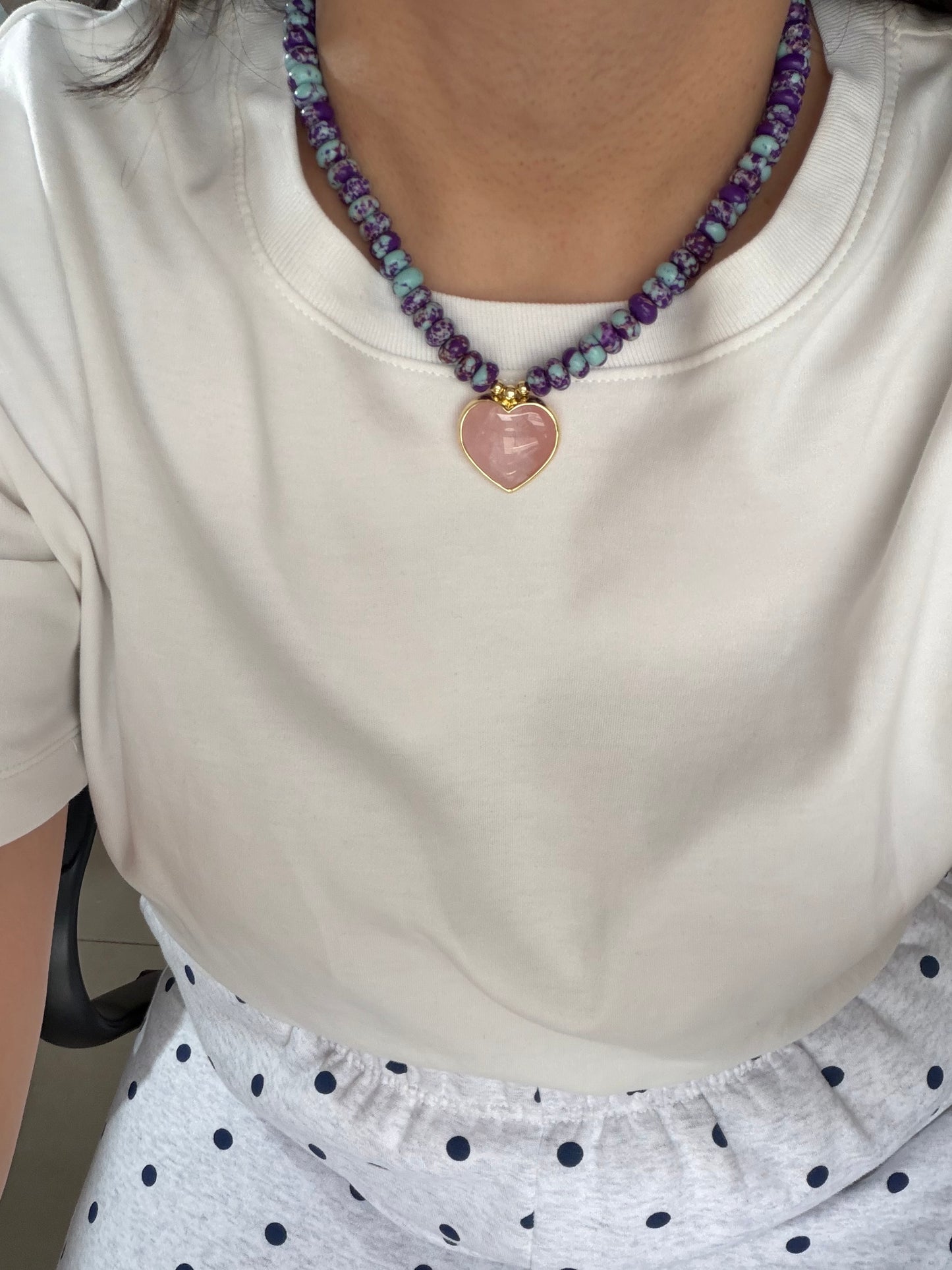 Emunah Heart Necklace